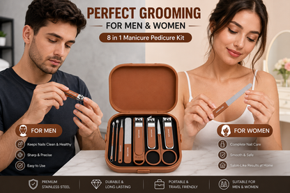 8 in 1 Professional Manicure & Pedicure Kit