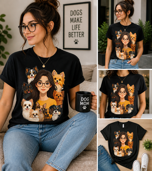Crazy Dog Lady Club 🐾 | Dog Mom Favorite T-Shirt