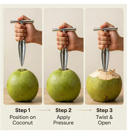 Stainless Steel Coconut Opener