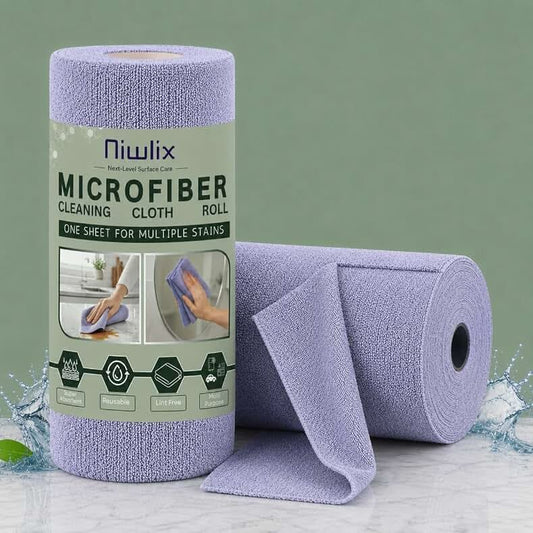 Microfiber Reusable Cleaning Cloth (25 Sheets)